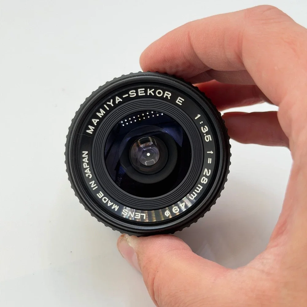 Mamiya-Sekor E 28mm f3.5 Wide Angle Lens for Mamiya ZE Mount Film Camera Japan